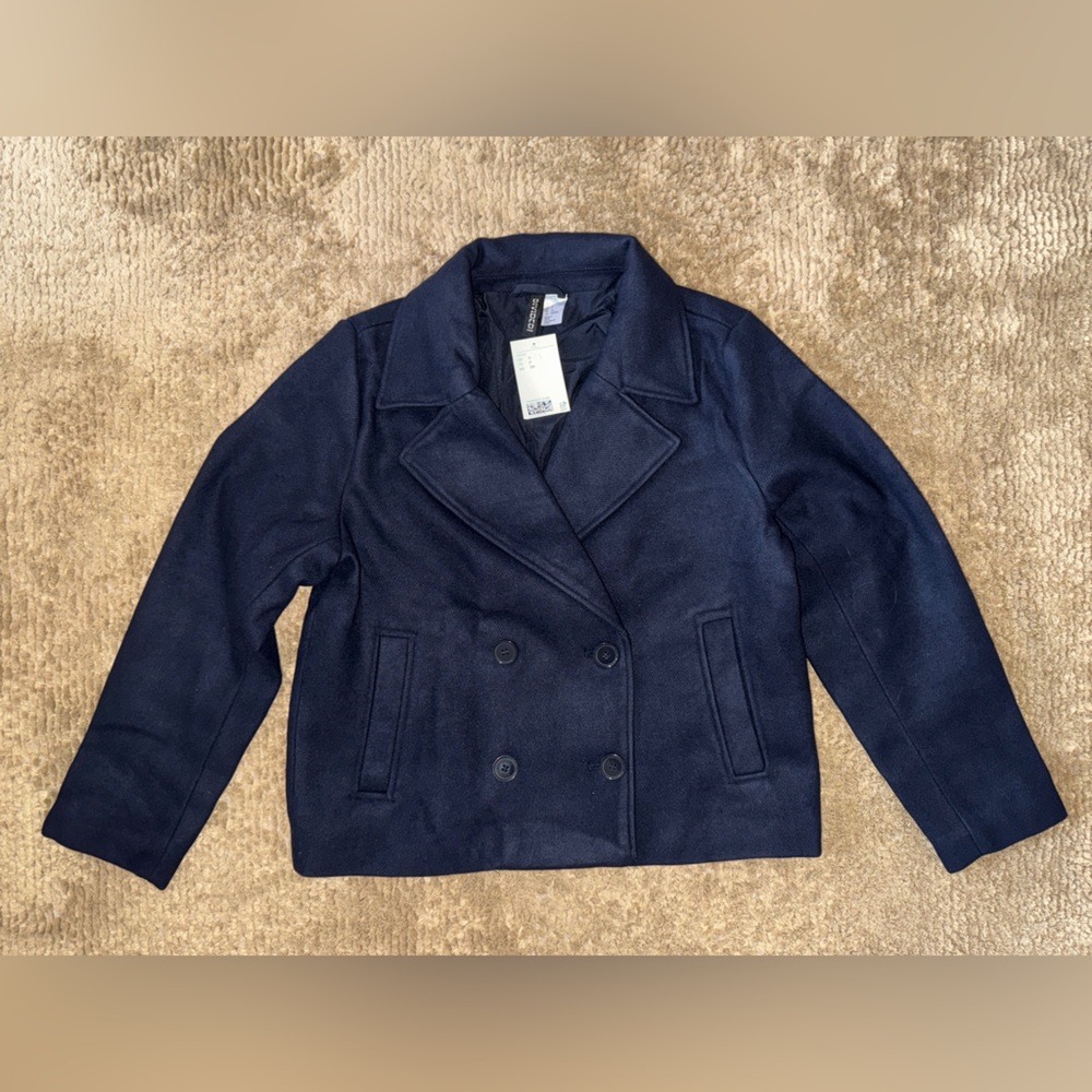Navy pea coat